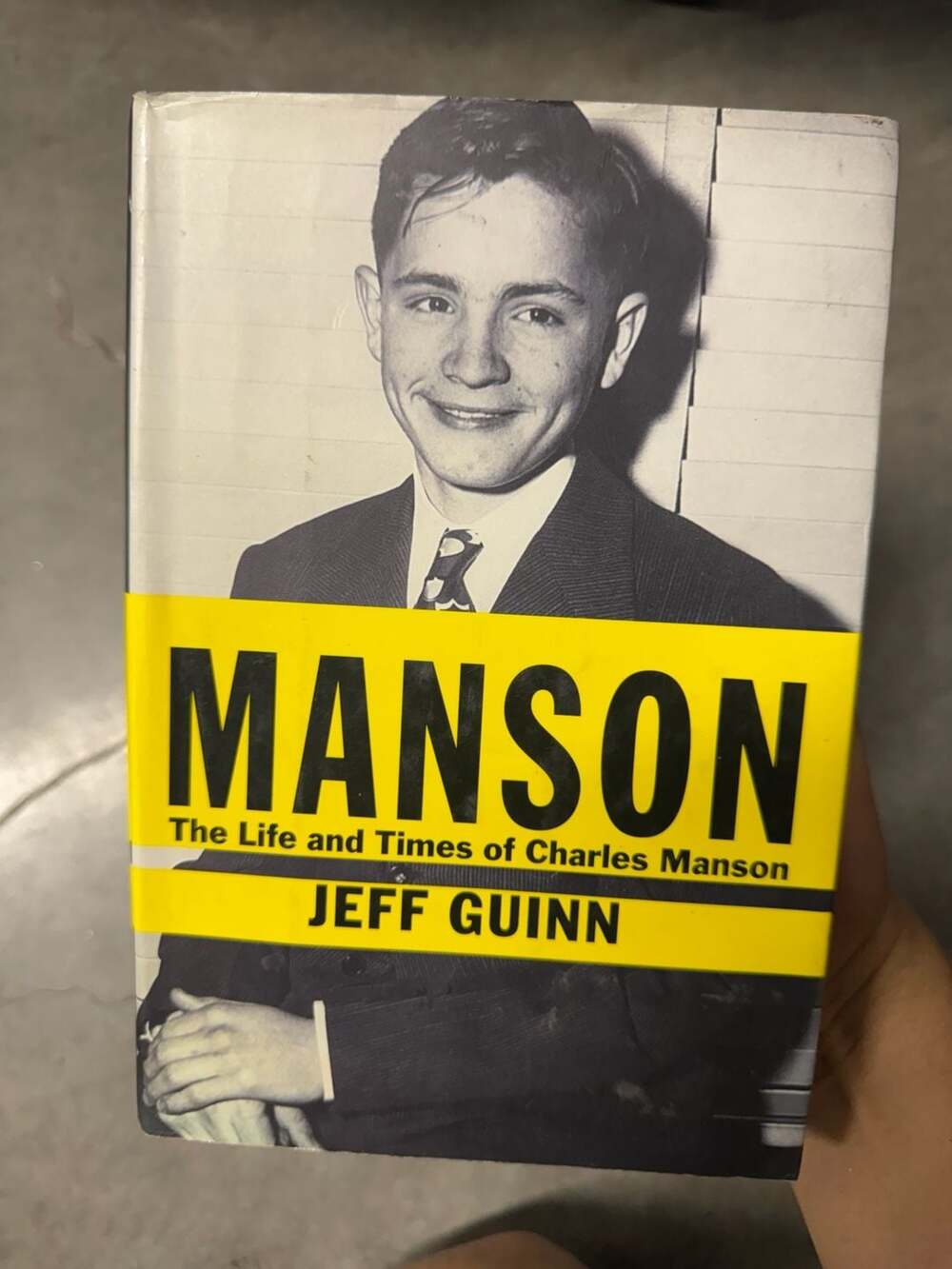 Manson: The Life and Times of Charles Manson by Jeff Guinn Hardcover Book